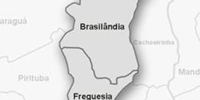 মানচিত্র Freguesia না Ó উপ-প্রিফেকচার