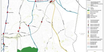 মানচিত্র এর Ipiranga সাও পাওলো - পাবলিক transports