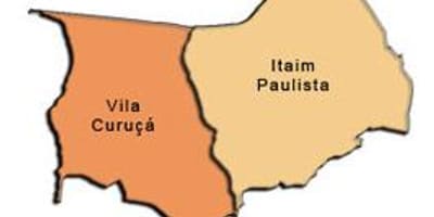 মানচিত্র, Itaim Paulista - Vila Curuçá উপ-প্রিফেকচার