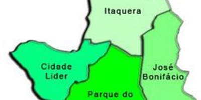 মানচিত্র Itaquera উপ-প্রিফেকচার
