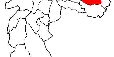 মানচিত্র Itaquera উপ-প্রিফেকচার, সাও পাওলো