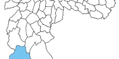 মানচিত্র Parelheiros জেলা