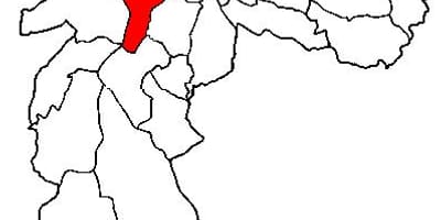 মানচিত্র Pinheiros উপ-প্রিফেকচার, সাও পাওলো