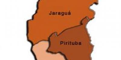 মানচিত্র Pirituba-Jaraguá উপ-প্রিফেকচার