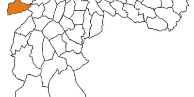 মানচিত্র Raposo Tavares জেলা