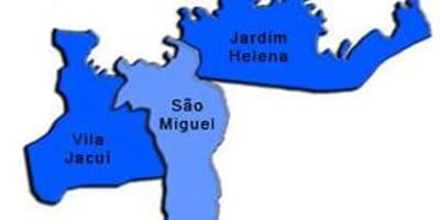 মানচিত্র São Miguel Paulista উপ-প্রিফেকচার