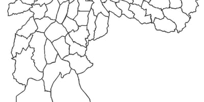 মানচিত্র São Miguel Paulista জেলা