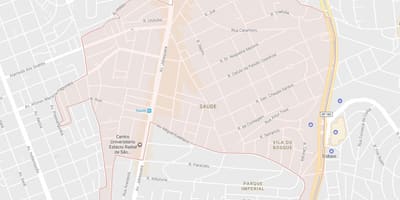 মানচিত্র Saúde সাও পাওলো