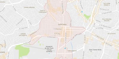 মানচিত্র Santana সাও পাওলো