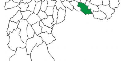 মানচিত্র Sapopemba জেলা
