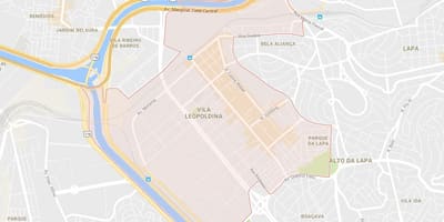 মানচিত্র এর Vila Leopoldina সাও পাওলো