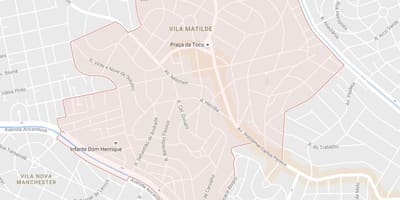 মানচিত্র এর Vila Matilde সাও পাওলো