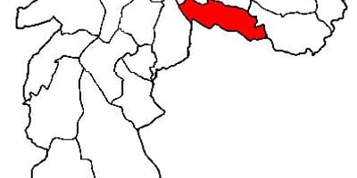 মানচিত্র এর Vila Rimmer উপ-প্রিফেকচার, সাও পাওলো